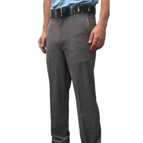 Smitty Heather Grey Umpire Pant *New* 4 Way Flat Front