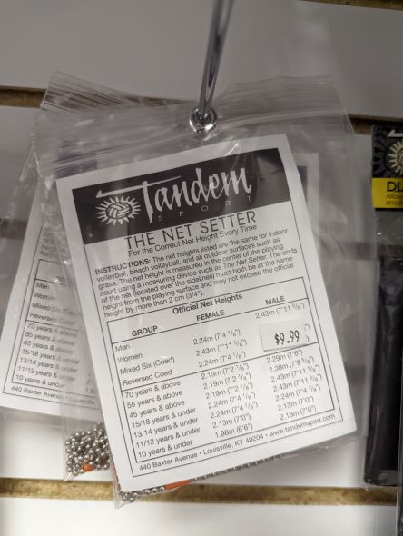 Volleyball Officials Net Setter Guage