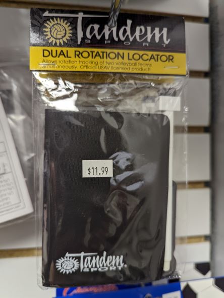 Volleyball Officials Dual Rotation Locator